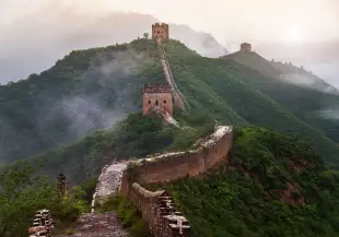 Great Wall of China mist