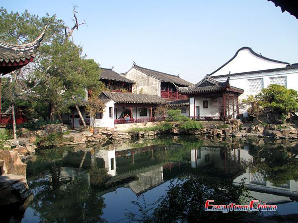 Architecture of Master of the Nets Garden in Suzhou China