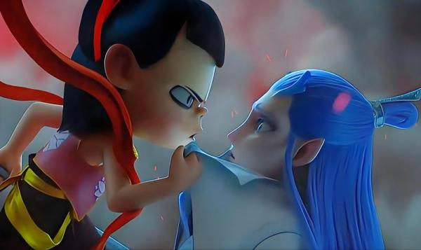 Nezha and Aobing in Nezha Movie