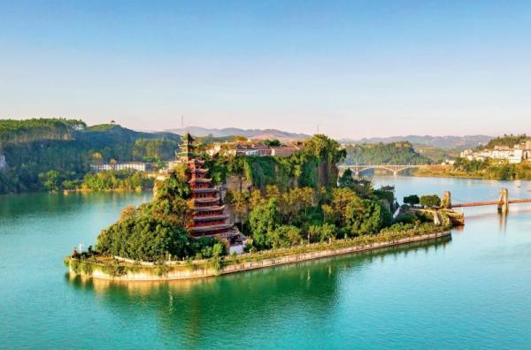 Shibaozhai on Yangtze River