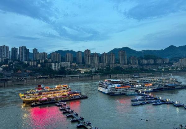 Board Yangtze Cruise at Chongqing Chaotianmen Pier
