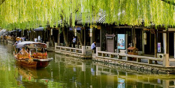 Boat trip in Zhouzhuang, Suzhou
